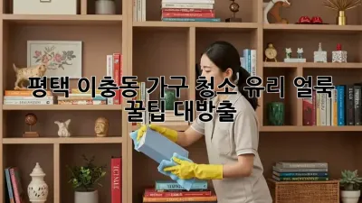 ✨평택 이충동 가구 청소✨ 유리 얼룩?💎 꿀팁 대방출!